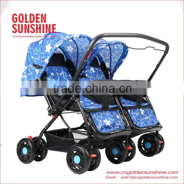 Mother See Baby Twins Stroller/Double Stroller /Twins Carriage /Double Pushchair photo-6