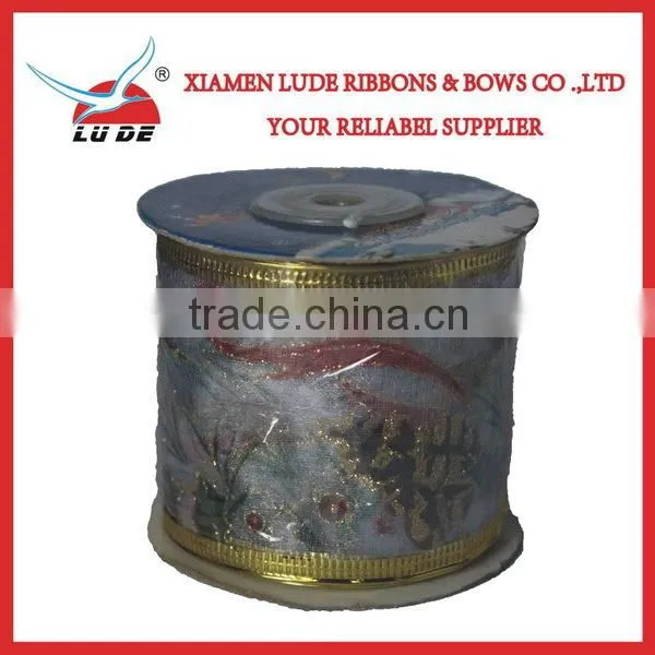 Christmas Deco Mesh Ribbon for Packing photo-2