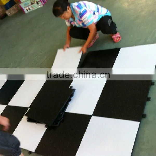 Portable Event Dance Floor Classical Black&white photo-4