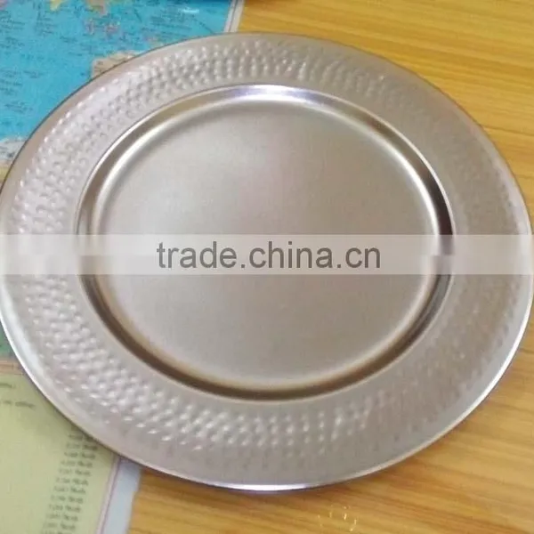 Manufacturer Cheap Wedding Decoration Wholesale Charger Plate