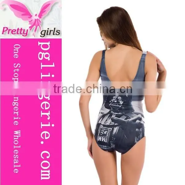 Full Body Sexy Women Catsuit One Piece Swimwear photo-5