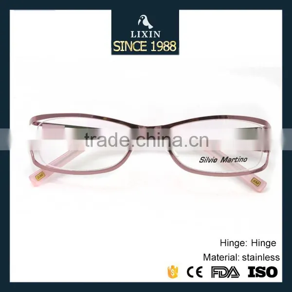 Graceful Lady Metal Eyeglasses Prescription Eyewear Bling Rhinestones Optical Frames Eyewear SM4028 photo-2