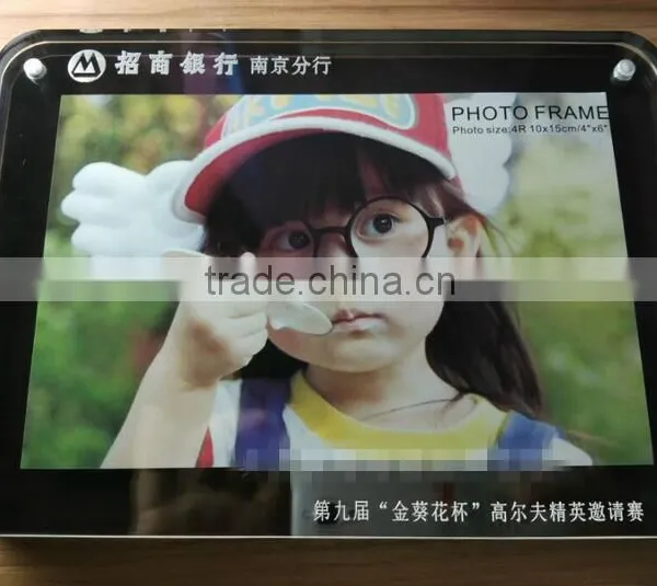 Acrylic Showcase Display Picture Photo Frame photo-3