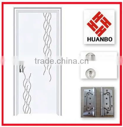 High Quality Pvc Mdf Wooden Door Design M08 photo-4