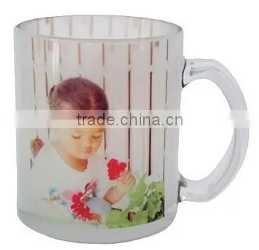 Promotional 11oz Sublimation Frosted Glass Mug photo-3