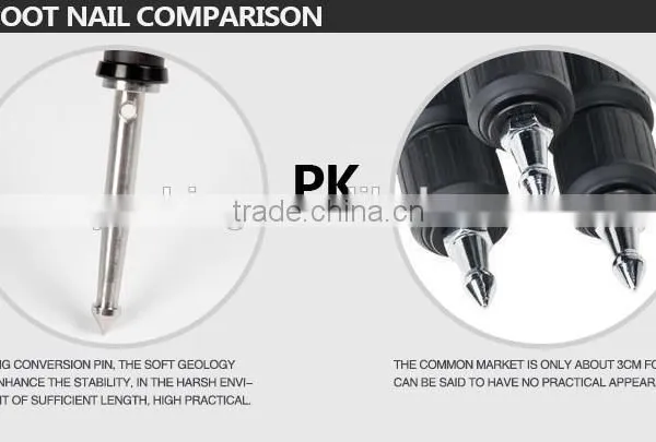 New Updated HPUSN Professional Photography Carbon Fiber Video Tripod With Travel 8cm Steel Nails Buy 1 Get 3 photo-3