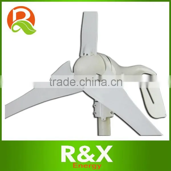 Wind Turbine 12V/24V, 400w Rated, 600w Max With 3 PCS Carbon Fiber Blaldes. photo-2