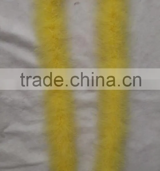 2015 Hot-sale Sexy Cheap Marabou-light Yellow photo-2