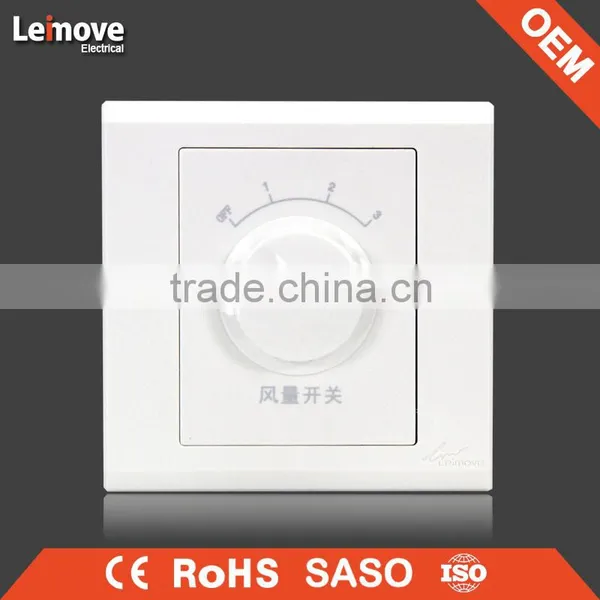 High Quality Frosted Faceplate PC White Dimmer Walll Socket photo-3