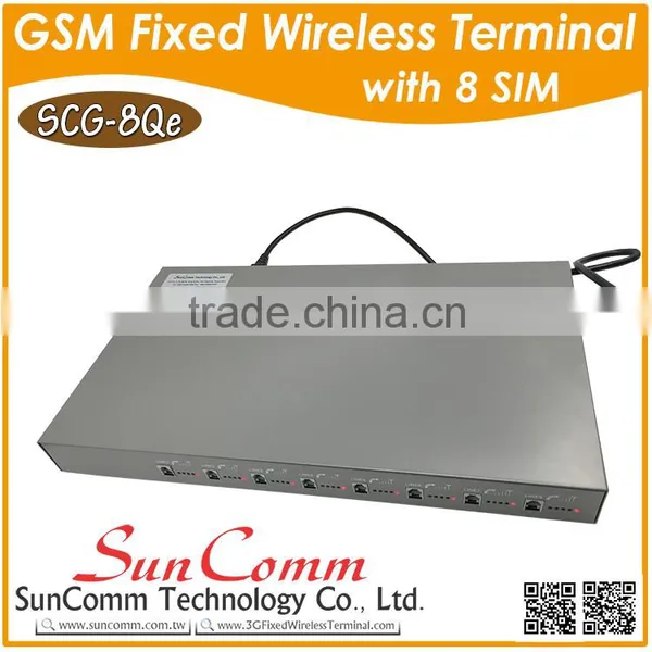 SCG-8Qe 8 SIM GSM Fixed Wireless Terminal/Gateway Support PBX photo-5
