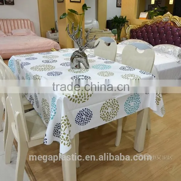 WATERPROOF PVC TABLE CLOTH / VINYL TABLE CLOTH / PLASTIC TABLE CLOTH photo-2