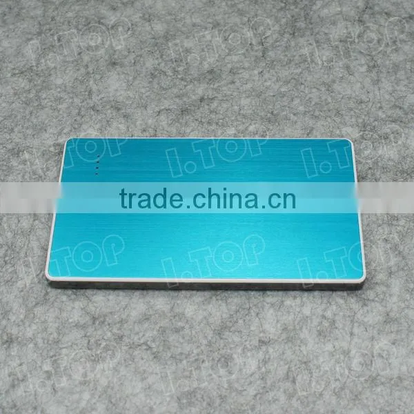 TOP GRADE Super Slim New Products 2014 Credit Card Power Bank 2600mah