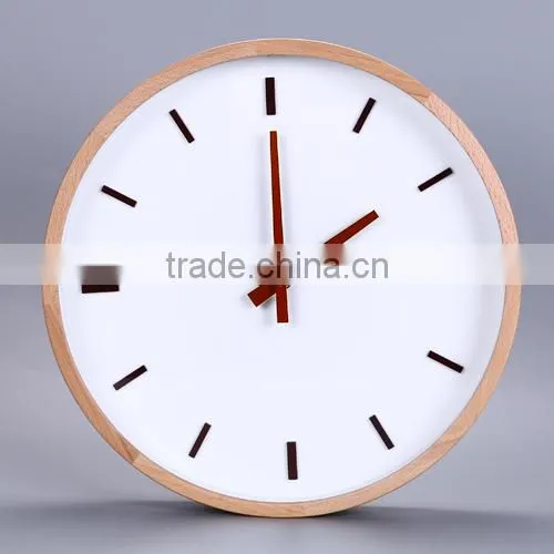 Custom Wood Wall Clock Home Decorative Wood Wall Clock Home Goods Wall Clocks photo-4