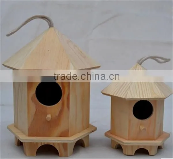 Pine Wooden Bird House,pet Nest,pet Bird House photo-2