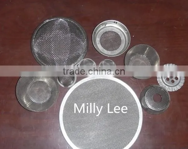 500mm Closed Edge Stainless Steel Filter Disc,20mmStainless Steel Filter Plates photo-3