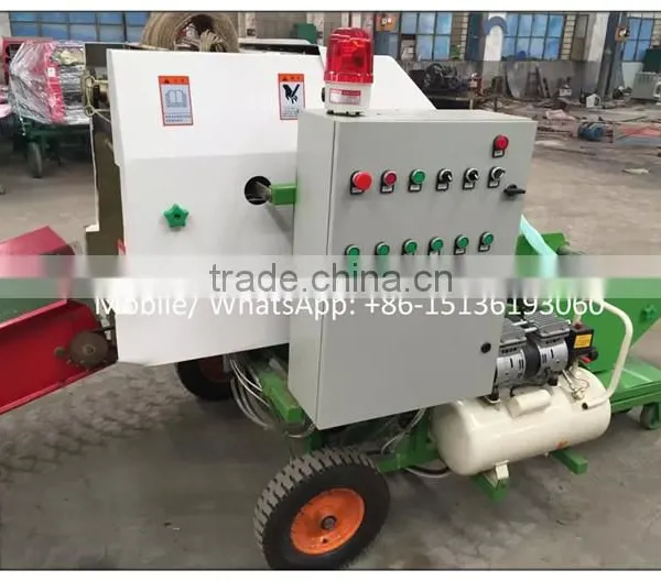 Full Automatic Mini Round Hay Silage Baler Equipment for Sale photo-6
