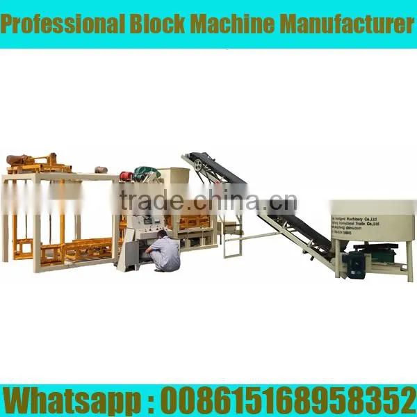QT4-25 Semi Automatic Hollow Block Machine for Zambia photo-4