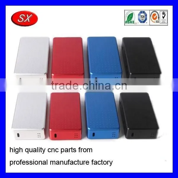 Customized E-go Fittings Aluminium Colorful Box Mod CNC Machining Service Parts photo-2