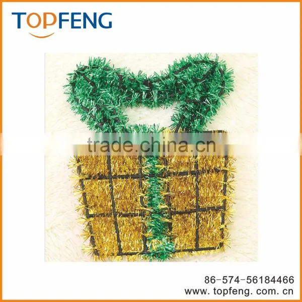 Christmas Tinsel/ Christmas Ornament Handbag Design/stage Decoration for Festival photo-2