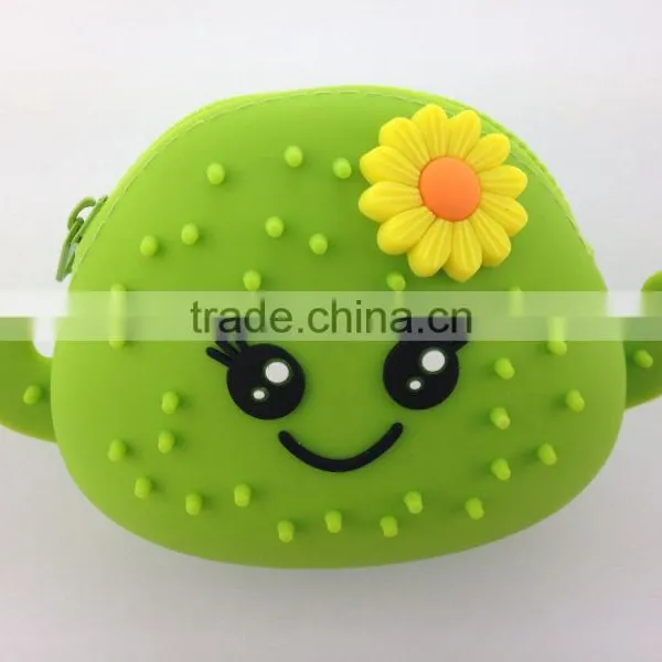 Cute Cartoon Silicone Coin Purse Storage Bags Wallet Bag for Women Kids Girls photo-3