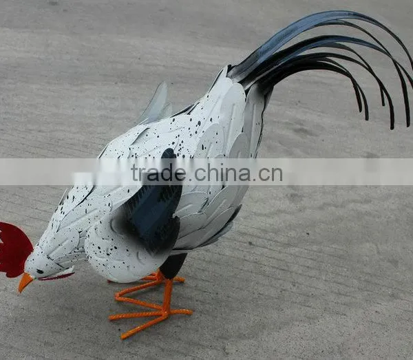 Metal Rooster Outdoor Garden Decor photo-2