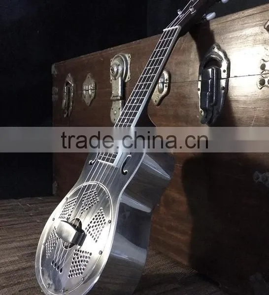 Resonator Ukulele With Blues Slide, Copper Alloy Resonator Ukulele, Ukulele 23inch photo-3