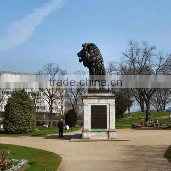 Animal Metal Bronze Garden Bronze Large Lion Statue photo-2