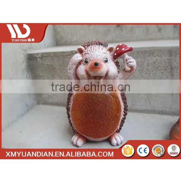 Resin Craft Best Sellers Animal Design Resin Craft Battery Garden Light With Timer photo-5