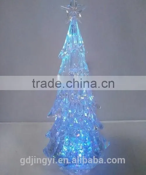 14.8inch New Acrylic Product Transparent LED Lighted Christmas Tree for Christmas Decoration photo-5