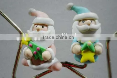 New Items Metal Swinger Acrylic Santa Christmas Table Decorations photo-3