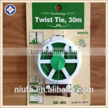 Multi-function Garden Twist Ties and PE Plastic Coated Single Metal Wire Twist Ties photo-5