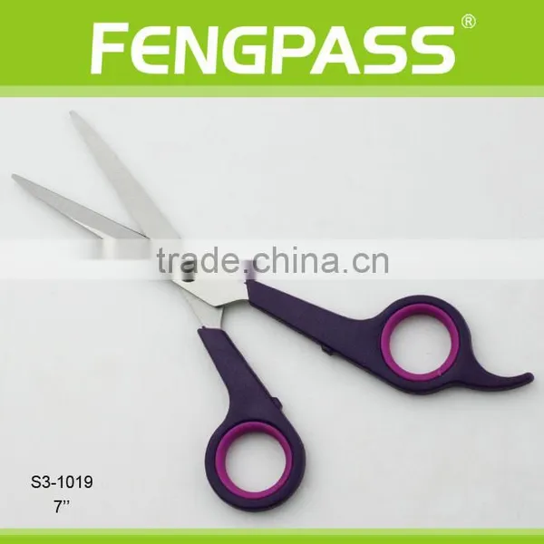 S3-1019 7" Inch 2CR13 Stainless Steel With PP Handle High Quality Luxury Handmade Hair Cutting Shears Barber Scissors photo-2