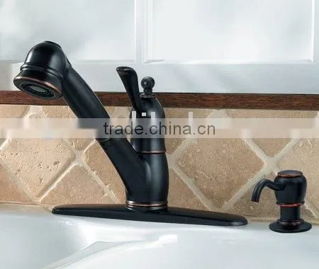 Dual Handle Pull-Down Kitchen Faucet photo-4
