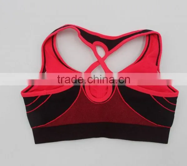 High Quality Seamless Sports Bra OEM in 5 Colors photo-2