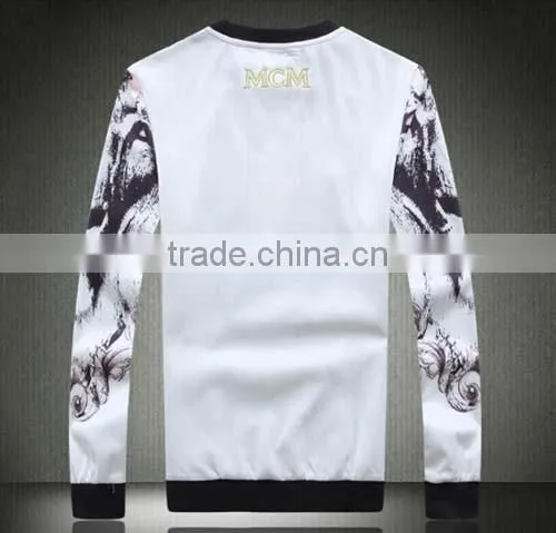 Winter Cowl Neck Printed Hip Hop Hoddies photo-3