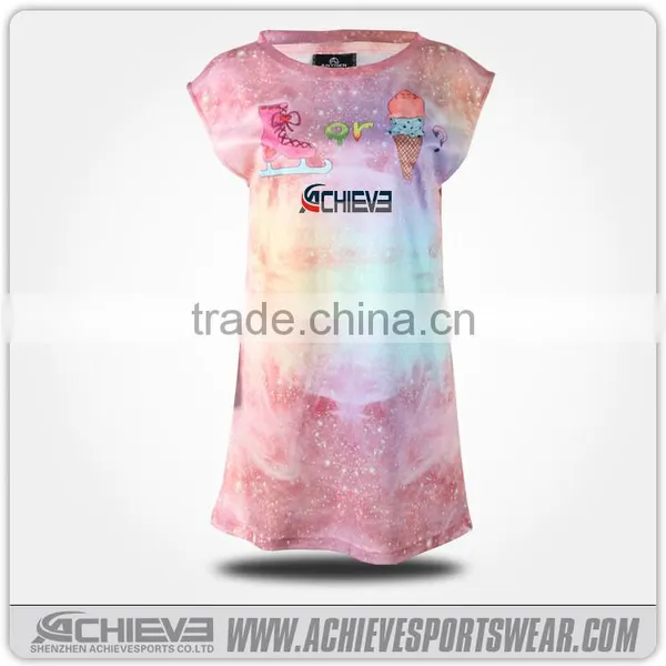 Custom Egyptian Cotton Dress Shirts/women Dresses/t-shirt Dress