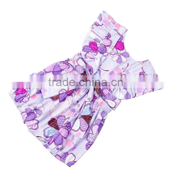 Wholesale New Design Boutique Baby Clothing Children Backless Jumpsuit Summer Wear photo-6
