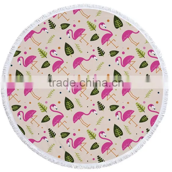 Wholesale Bulk Custom Printed India Mandala Large Round Beach Towel With Tassel photo-5