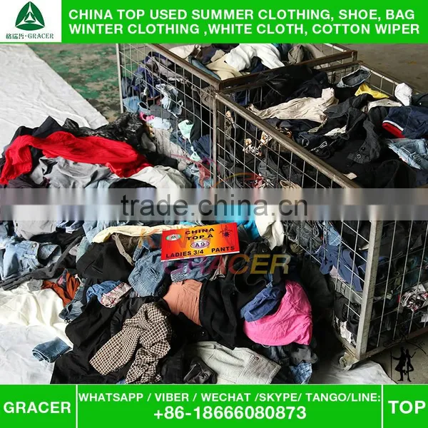 From China Second Hand Ladies 3/4 Pants Used Clothing Malaysia/New York Style photo-5