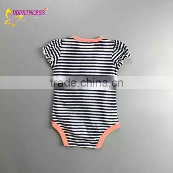 Baby Bodysuits 100% Cotton Wholesale,Striped Infants And Toddlers Unisex Bodysuits photo-2