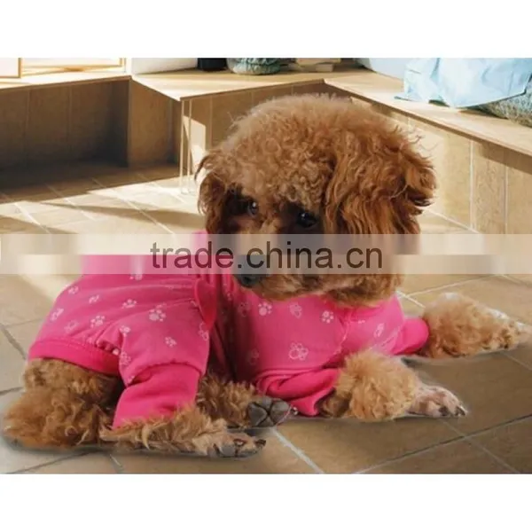 Fashional Pink Dog Onesie Dog Apparel