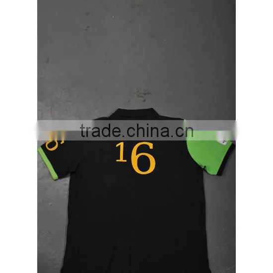 BSCI Garment Industry High Quality Two Color Golf Polo Shirt photo-3