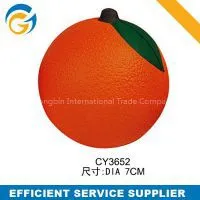 Cute Orange Pu Stress Ball