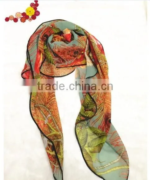 PRINTED POLYESTER SCARF photo-3
