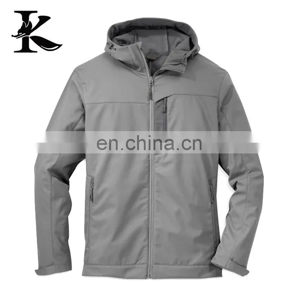 Men's outdoor hiking waterproof hooded jacket