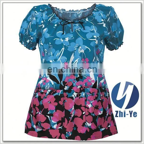 Nurse Uniform Junior Fit Ladies Scrub Top