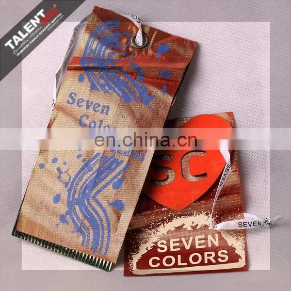 Custom Attractive Designs Casual Jeans Paper Hang Tags for Apparel Garment photo-2