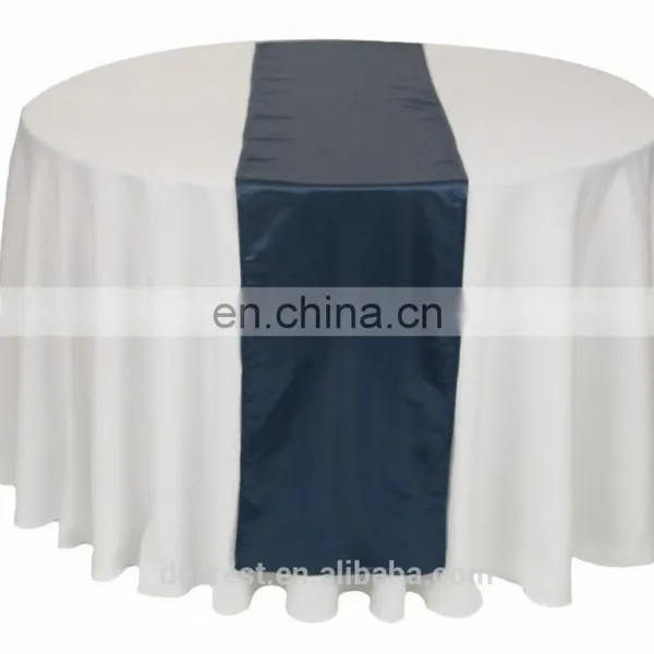 Factory Hot Selling Ployester Satin Table Runner for Wedding