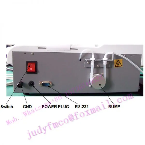 Semi Automatic Chemistry Biochemistry Analyzer With Touch Screen photo-3