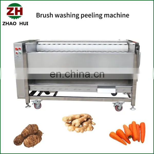 High Efficiency Comercial Potato Peeling Machine Taro Washer and Peeler Ginger Peeling Machine photo-6